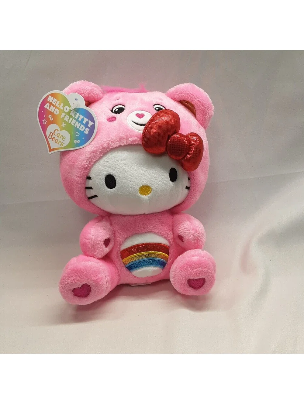 Hello Kitty and Friends - Care Bears Hello Kitty Cheer Bear - 8 inch